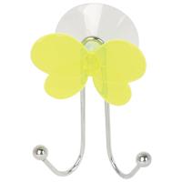 Крючок для ванной двойной Бабочка на присоске металл 311462 Крючок для ванной двойной Бабочка на присоске металл 311462