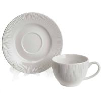 Набор кофейный "White lily" 4 предмета (2 чашки 110мл+2 блюдца) фарфор МД009В/2 /18шт/ Beatrix