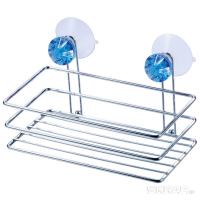 Полка д/ванной подвес. Бриллиант на присосках 19,5*10*10,5см металл 310777 Полка д/ванной подвес. Бриллиант на присосках 19,5*10*10,5см металл 310777