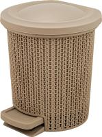 Контейнер д/мусора Soul 6л с педал. кофейный SV4064 