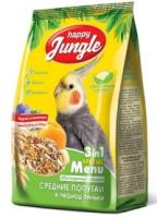 Хэппи Джангл для средних попугаев при линьке