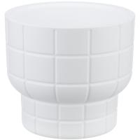 Кашпо КАРЕ D180 1,9л белый с вставкой М3257 /8шт/М-пласт