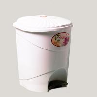 Контейнер 12л для мусора с педалью белый