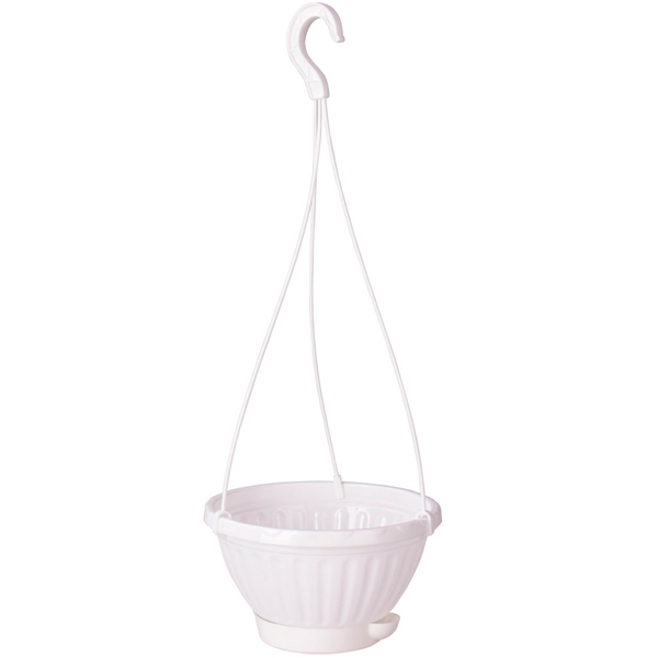 Кашпо подвесное Мирабель 2,5л белый М5926