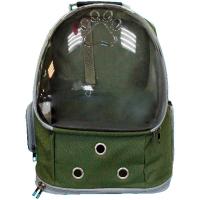 Рюкзак-переноска д/животн.с панор.видом вентил.отверст.20x25x41см зеленый/Рп28з/ Рюкзак-переноска д/животн.с панор.видом вентил.отверст.20x25x41см зеленый/Рп28з/