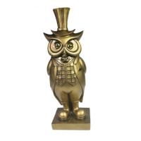 Филин в цилиндре (золото) L7.5 W7.5 H23.5/713895/D148 Филин в цилиндре (золото) L7.5 W7.5 H23.5/713895/D148