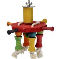 Игрушка для птиц Деревянная вертушка