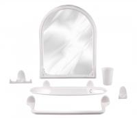 Набор для ванной комнаты 6 предметов Аква №1  Набор для ванной комнаты 6 предметов Аква №1