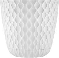 Кашпо Wave D145мм 1,4л белоснежный жасмин IG650110048 /10шт/ПР