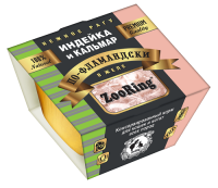 Кошки ZooRing рагу желе индейка/кальмар по-фламандски д/кошек и котят ж/б 75гр/12шт/521671