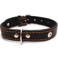 Ошейник кожа 25мм 1слойный безразмерный 53-55см/40700