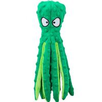 Игрушка с Осьминог зеленый с пищалкой текстиль 32см/Ти072/Евро