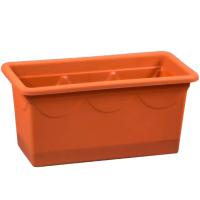 Балконный ящик 31см Верона терракотовый 07031