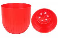 Кашпо Альфа 2,9л красный А17-16  Кашпо Альфа 2,9л красный А17-16