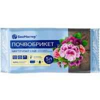 Почвобрикет БиоМастер 5л Цветочный сад 14шт Почвобрикет БиоМастер 5л Цветочный сад 14шт