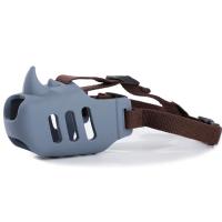 Намордник Носорог M длина носа 7,5см обхват носа 27-31см НН-27 серо-голубой