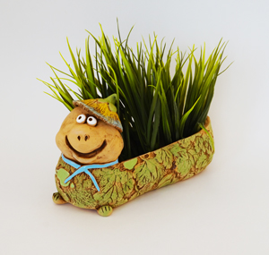 Кашпо Гусеница низкое 0,5л Кашпо Гусеница низкое 0,5л