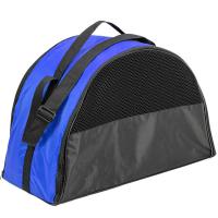 Сумка переноска ЧИП Конверт-Полукруг №2 расклад.с карманом и ремнем 44*22*29см василек/9057/