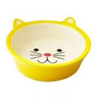 Миска керамика Мордочка кошки глубокая желтая 13,8*13,8*5см 250мл Миска керамика Мордочка кошки глубокая желтая 13,8*13,8*5см 250мл