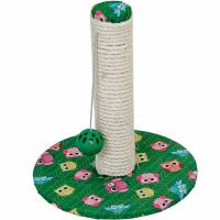 Когтеточка ЭКО Столбик MODI с шариком сизаль,ткань,пвх 29*29*32см зеленая/81985/Дарэленд Когтеточка ЭКО Столбик MODI с шариком сизаль,ткань,пвх 29*29*32см зеленая/81985/Дарэленд