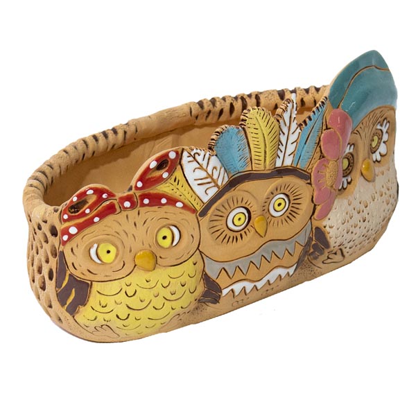 Кашпо Совята кашпо милое (тройняшки) 2,2л Кашпо Совята кашпо милое (тройняшки) 2,2л