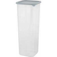 Емкость д/сыпуч. 1,9л Sugar&Spice квадрат. трюфель с гибкой крышкой SE1686 /8шт/ПР