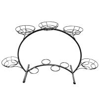 Подставка РЗДИ Радуга 9 горшков графит