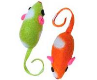 Игрушка для кошек Мышь пятнашка 5см 