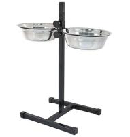 Миска метал на регулируемой подставке ЭКО  2*1,0л 1083/Дарэлл Миска метал на регулируемой подставке ЭКО  2*1,0л 1083/Дарэлл