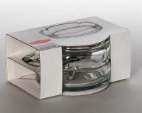 Набор пепельниц круглая  БИСТРО (2шт) 107мм 54036B /12шт/Pasabahce