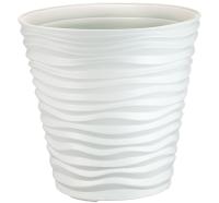 Кашпо ДЮНА 50л белый М3403