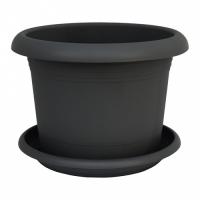 Кашпо Вилла 76л антрацит с подд