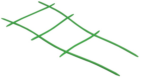 Лестница для растений салатовый ОЦ-4021