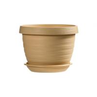 Цветочный горшок Толедо 7л крем с поддоном 5PL0480