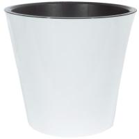 Кашпо Лондон 230мм 5л белый с вставкой ING1555 /15шт/ПР 