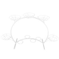 Подставка РЗДИ Радуга 9 горшков белая