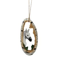 Лошадка подвеска (белая) 718611/D242