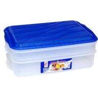 Контейнер д/продуктов Мультибокс 2-х ярусный (0,75л/1,35л) 02050 /9шт/Милих