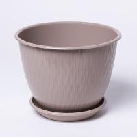 Цветочный горшок Корсика 1,8л фраппе с поддоном 5PL0292 Цветочный горшок Корсика 1,8л фраппе с поддоном 5PL0292