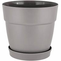 Кашпо Fiori D130мм 1,1л французский платан с прик. под. IG6600 /10шт/ПР