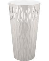 Кашпо Winds D 340мм/40 л с дренажной вставкой 18,7л белоснеж IG6522/4шт/ПР