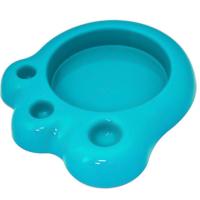 Миска одинарная д/кошек "Лапка" 250мл бирюзовая/2313/Дарэлл Миска одинарная д/кошек "Лапка" 250мл бирюзовая/2313/Дарэлл
