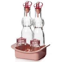 Набор емкостей д/специй и масла Herevin 150мл на подставке 152065-500 /6шт/Pasabahce