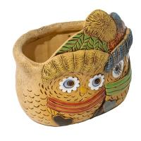 Кашпо Совята кашпо милое (двойняшки) 2л Кашпо Совята кашпо милое (двойняшки) 2л