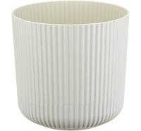 Кашпо ВЕЛЬВЕТ 3,6л белый ротанг М3182