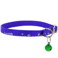 Ошейник нейлон 12мм со светоотражающим рисунком 30см синий/00212017-06/Каскад Ошейник нейлон 12мм со светоотражающим рисунком 30см синий/00212017-06/Каскад