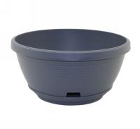Кашпо Марсель 2,7л серый-муссон/антрацит  Кашпо Марсель 2,7л серый-муссон/антрацит