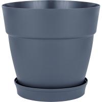 Кашпо Villa de Fiori D465 48л вулканический серый с под. на колесиках IG6606 /6шт/ПР