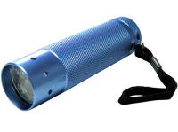 Фонарь ручной 9 LED метал. корпус 3ААА 67725 