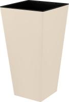 Кашпо Лондон Cube 300*564мм 34л калифорнийский миндаль с вставкой IG7804 /4шт/ПР 